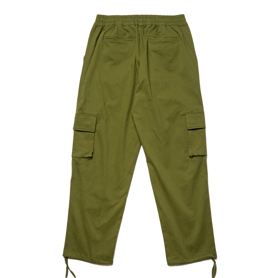 Kid's six-pocket cargo pants (Yellow Olive) Details